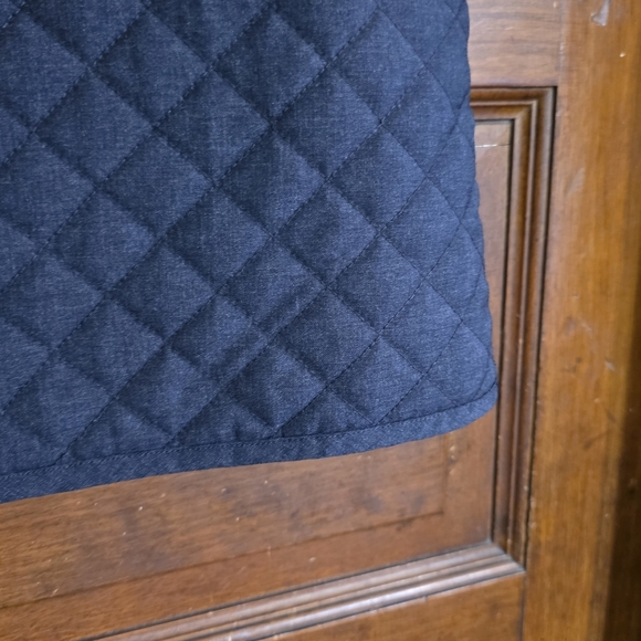 Brooks Brothers 1818 Quilted Wool Mini Skirt Navy Size 8 - Picture 4 of 12